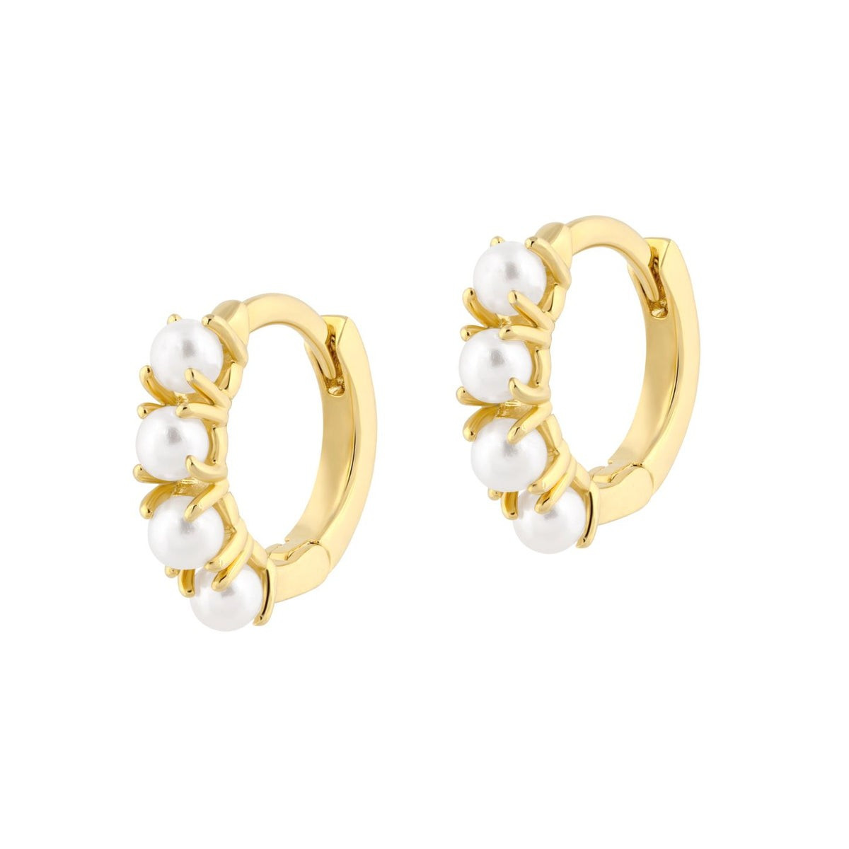 Mermaid Pearl Hoops | Electric Picks Jewelry