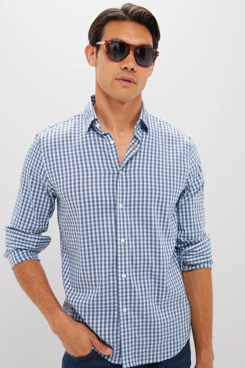 Sky Break Gingham Movement Shirt | Tuckernuck (US)