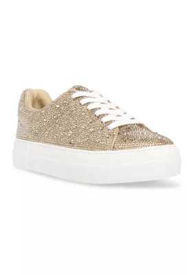 Sidny Rhinestone Sneaker | Belk