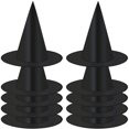 Halloween Black Witch Hat for Adult, 10pcs Halloween Costume Accessory Decorations for Christmas ... | Walmart (US)