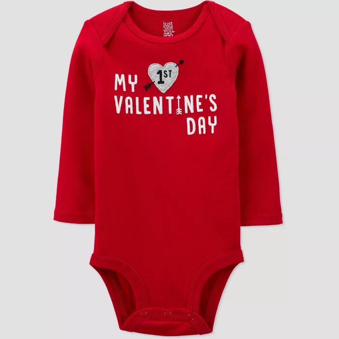 Baby 'My First Valentine's Day' Bodysuit - Just One You® made by carter's Red | Target