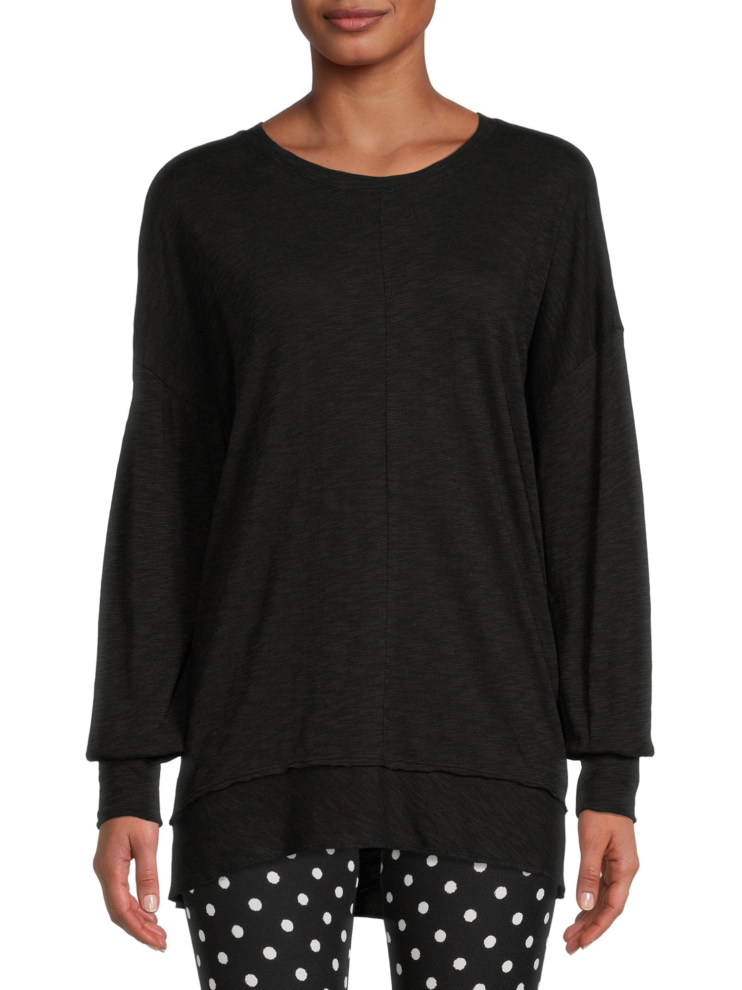 Time and Tru Women's Drop Shoulder Tunic - Walmart.com | Walmart (US)