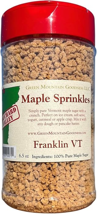 Green Mountain Goodness, Pure Vermont Maple Sprinkles Crunch (Perfect Yogurt & Ice Cream Topping) | Amazon (US)