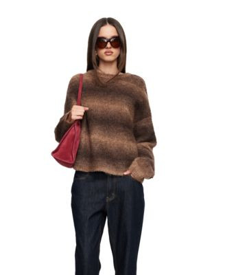 Lioness Women's Long-Sleeve Crewneck Sweater - Truffle | Macy's