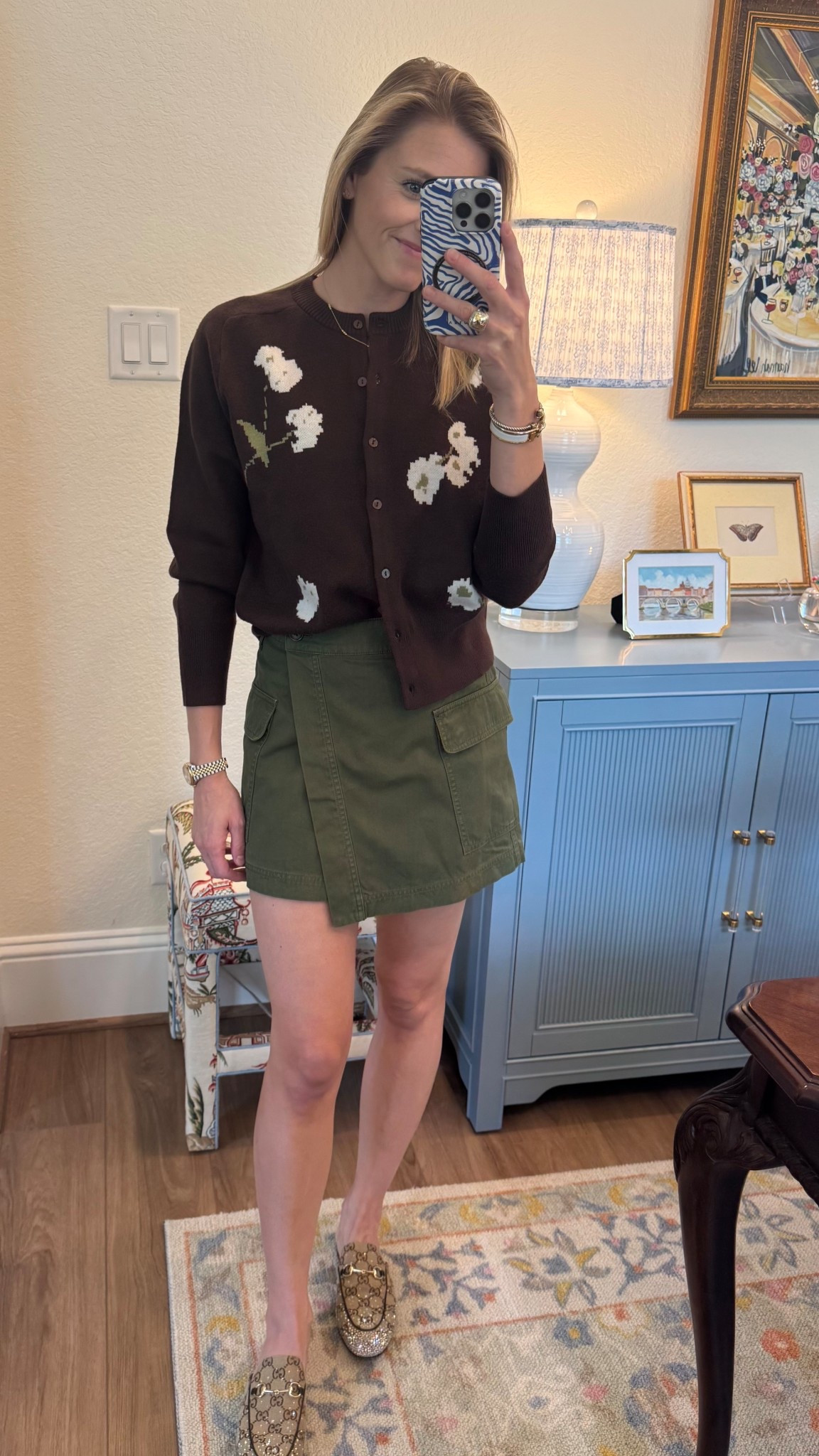 Y'all the brown floral cardigan & dress really are my favorites! So good for fall & brown is still very much trending! Another way to style it! #walmartpartner