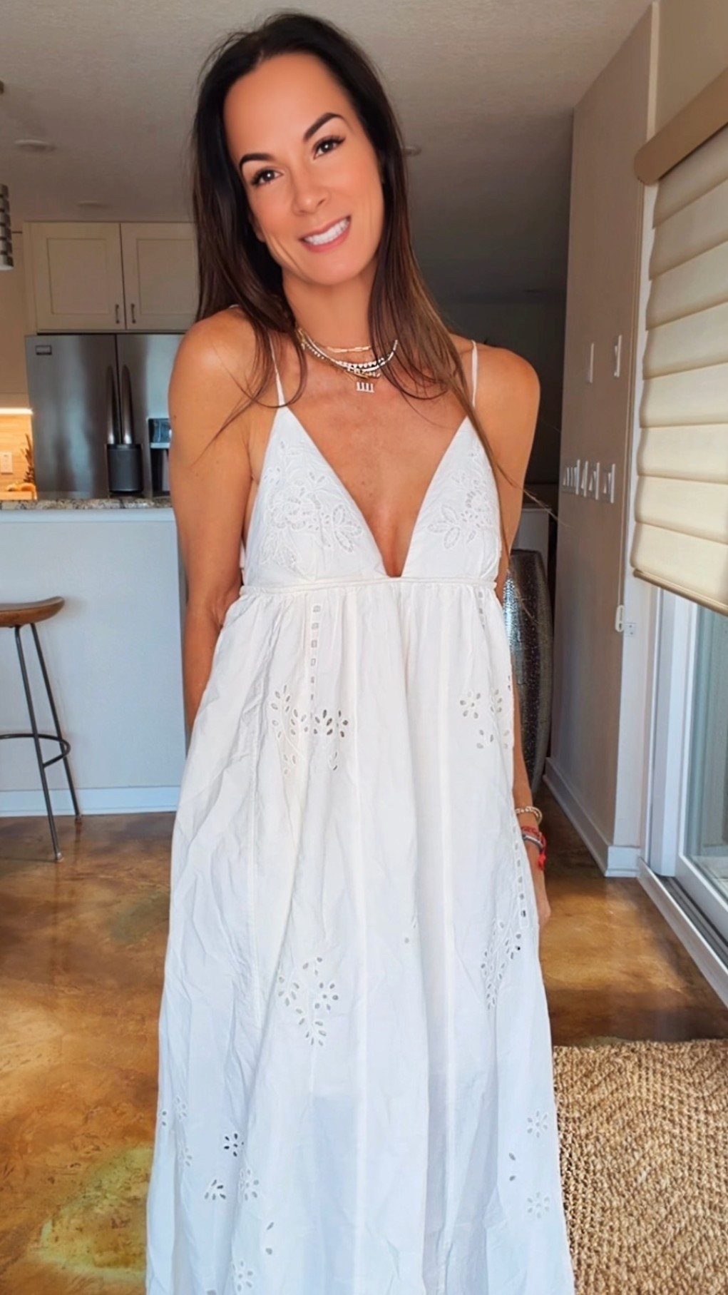 Some girls collect shoes… I collect white maxi dresses. 🤍😂

And honestly? I have zero regrets.

This one checks every single box:
✨ dreamy eyelet details
✨ fully lined (because see-through is NOT the vibe)
✨ pockets (!!)
✨ the prettiest open tie-back
✨ and that effortless twirl factor that makes you want to book a vacation immediately.

If loving white maxi dresses is wrong… I don’t want to be right. 🤍

#WhiteDressSeason #SummerStyle #ResortWear #LTKStyle #RevolveAmbassador

#LTKootd #LTKgrwm #LTKdayinmylife