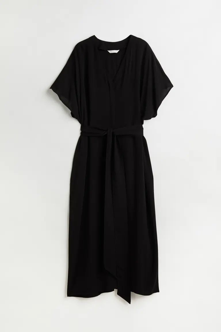 Dress with Tie Belt | H&M (US)