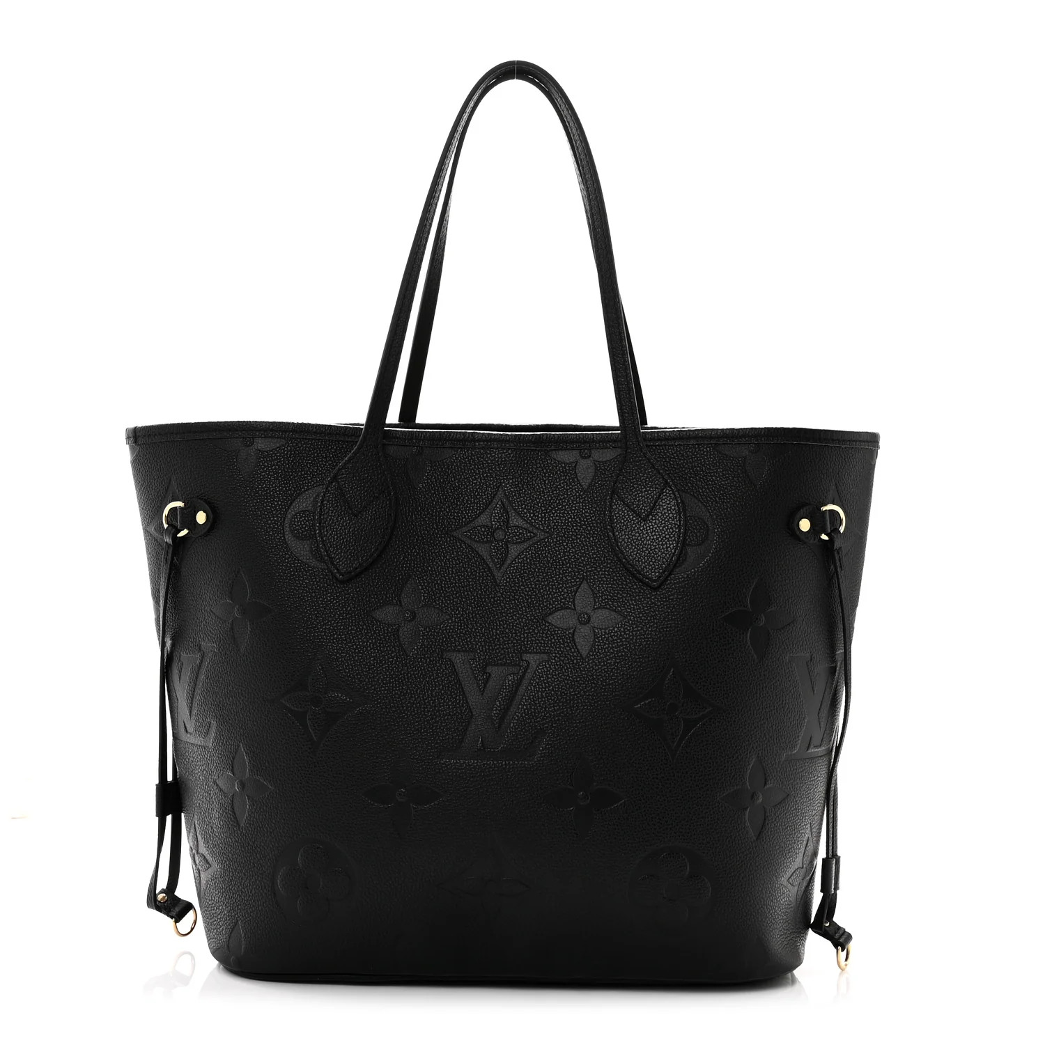Empreinte Monogram Giant Neverfull MM Black | FASHIONPHILE (US)