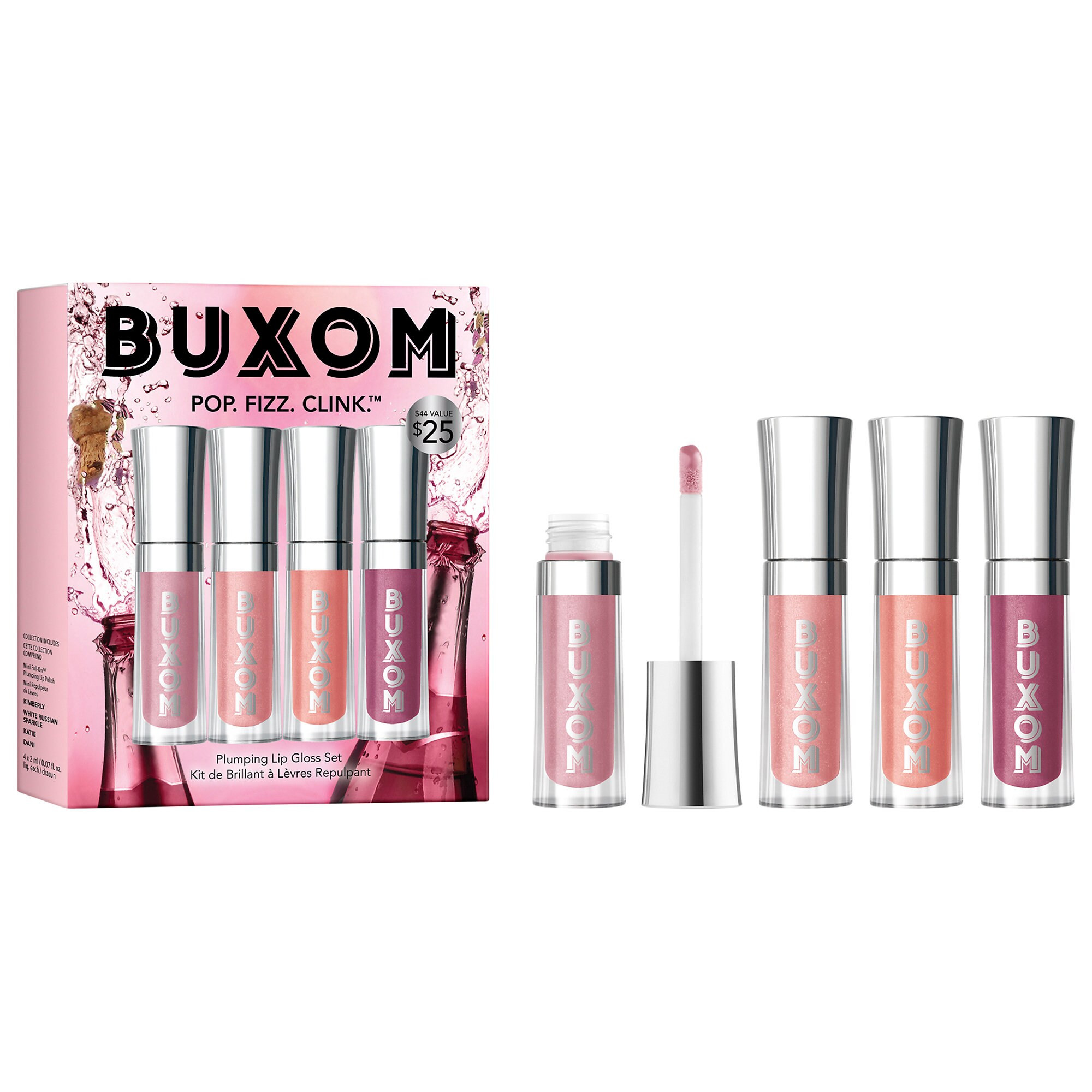 Buxom Pop. Fizz. Clink. Mini Plumping Lip Polish Set | Sephora (US)