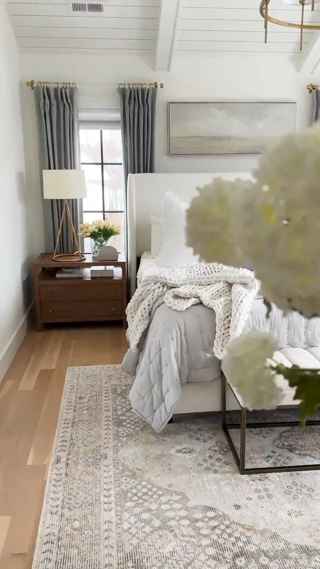 Shop my cozy and neutral primary bedroom. My linen curtains are the mineral blue color with light filtering lining from pottery barn. I can’t link my exact quilt, lumbar pillow, and  over the bed art but I am linking similar. 

#LTKFindsUnder100 #LTKHome #LTKFindsUnder50
