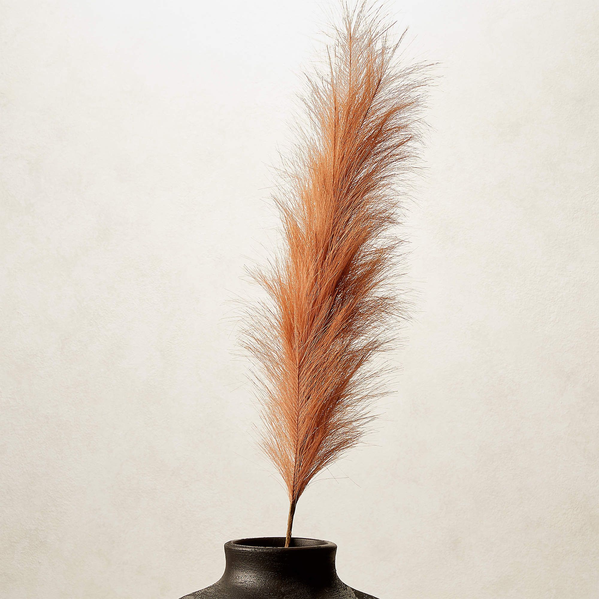 Faux Pampas Grass Amber Stem 39" + Reviews | CB2 | CB2