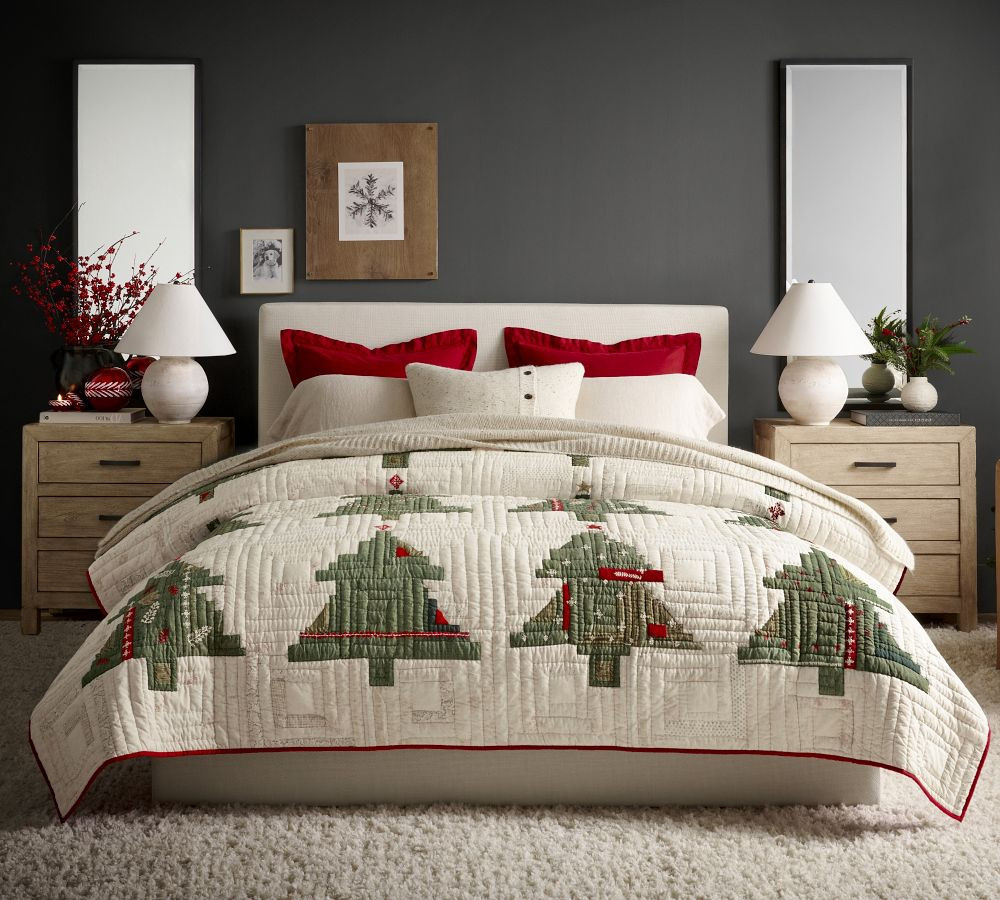 Arden Tree Applique Quilt | Pottery Barn (US)