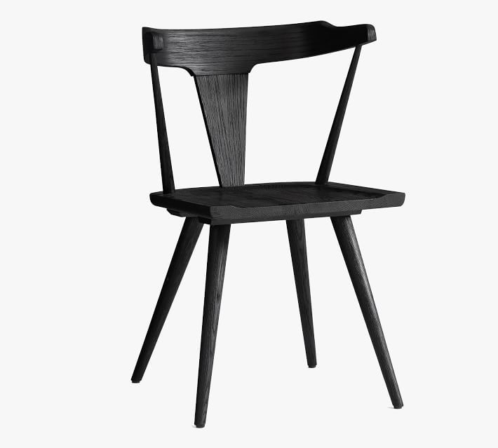Westan Wood Dining Chair, Black | Pottery Barn (US)
