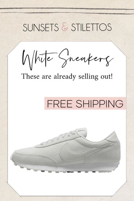 Nike DBreak sneakers in white for spring 

#LTKSeasonal #LTKfit #LTKshoecrush
