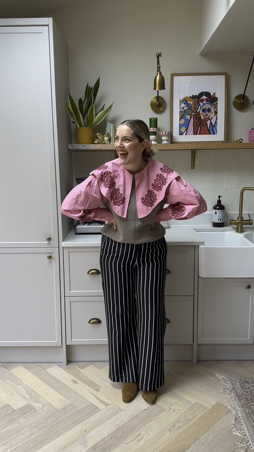 Office outfits don’t have to be boring.
Sezane boots
River Island trousers (size 12 via Vinted)
Damson madder blouse (size 12)
M&S knit (size medium/12)
Muth Hood reversible coat (size small)
Ganni Bag

#LTKmidsize #LTKwinter #LTKuk