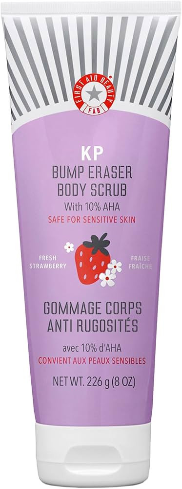 First Aid Beauty - KP Bump Eraser Body Scrub with 10% AHA, Keratosis Pilaris Exfoliator with Glyc... | Amazon (US)
