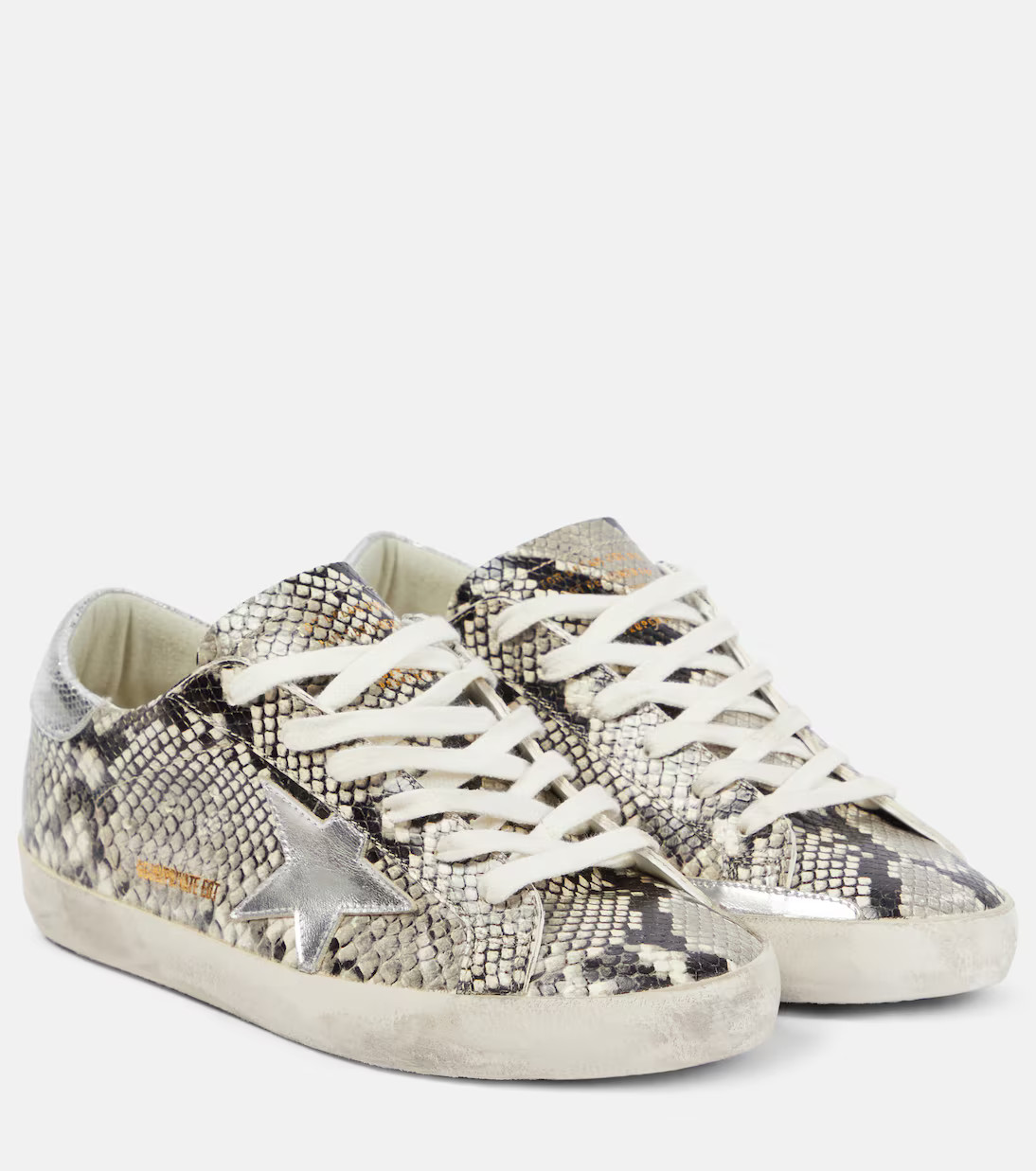 Super-Star snake-effect leather sneakers | Mytheresa (US/CA)