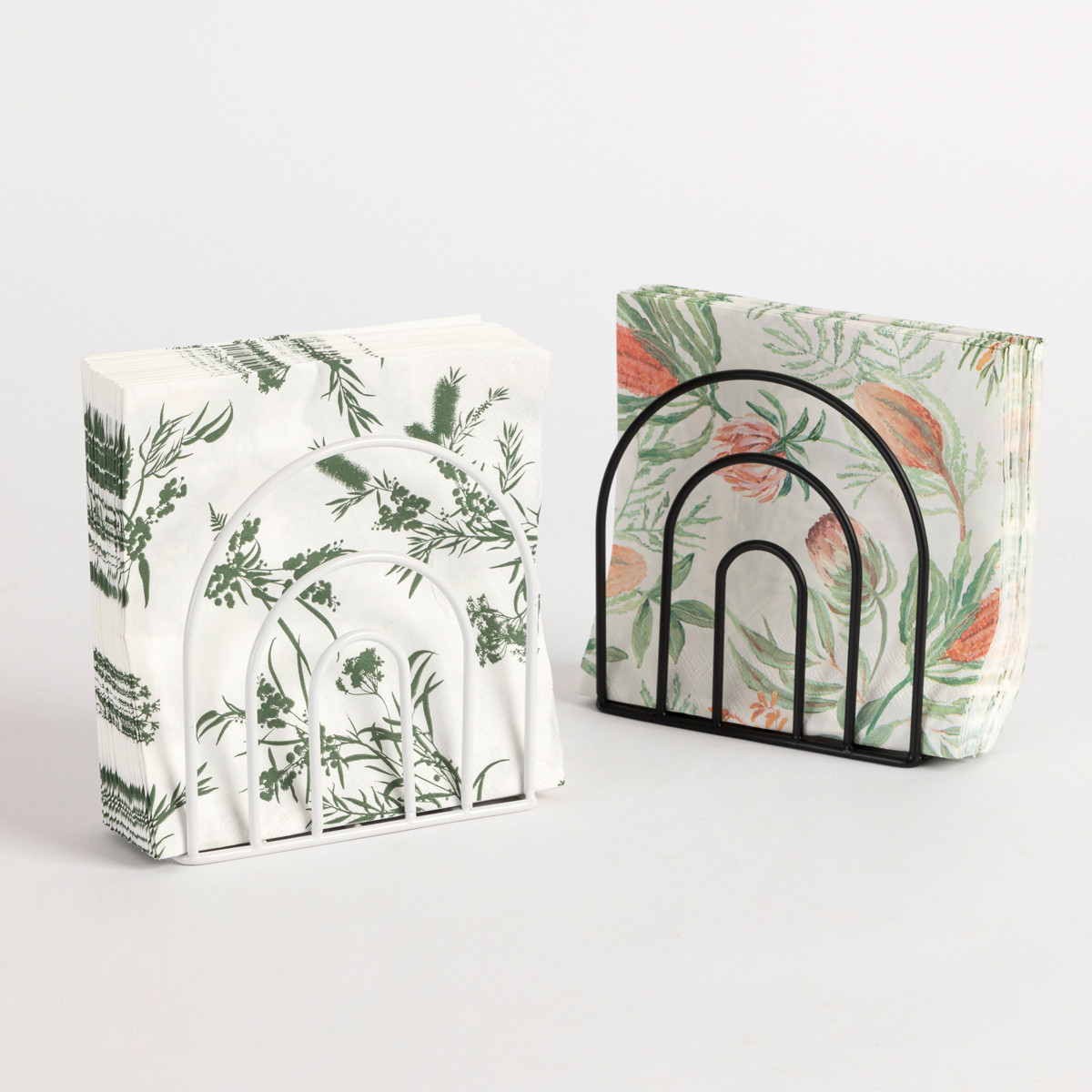 Arc White Napkin Holder [HABLARCNHS22] | Pillow Talk AU