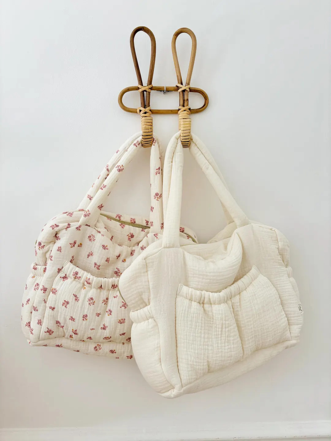 Cotton Gauze Diaper Bag - Etsy | Etsy (US)