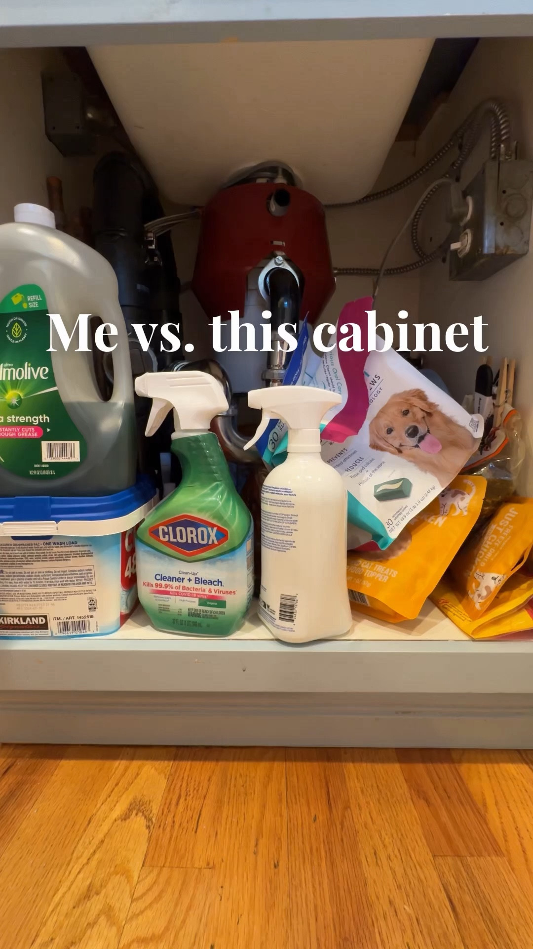 Me vs. this cabinet… and I finally won. 
This pull-out shelf turned a frustrating cabinet into one that’s easy to use every day. 

Everything slides out, nothing gets lost, and I can actually reach what I need.
 
🏠 I share real-life decor, home finds, and organization for spaces that are pretty, not perfect. 💫
 

#LTKHome