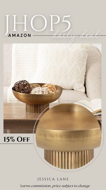 Amazon Daily Deal, save 15% on this beautiful gold decorative bowl.Amazon decor, gold bowl, home accents, Amazon deal, home decor, home finds 

#LTKsalealert #LTKhome #LTKstyletip