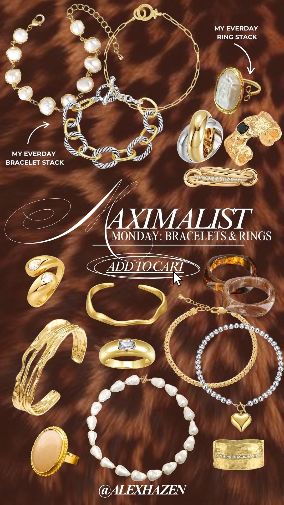 Maximalist Monday: Bracelets & Rings! ✨

#LTKFindsUnder50 #LTKFallSale #LTKFindsUnder100