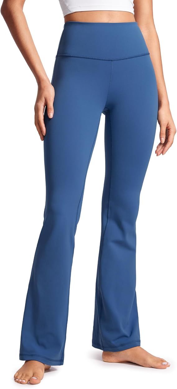 CRZ YOGA Womens Butterluxe High Waist Flare Pants 30.5" / 32" - Wide Leg Bootcut Yoga Pants with ... | Amazon (US)