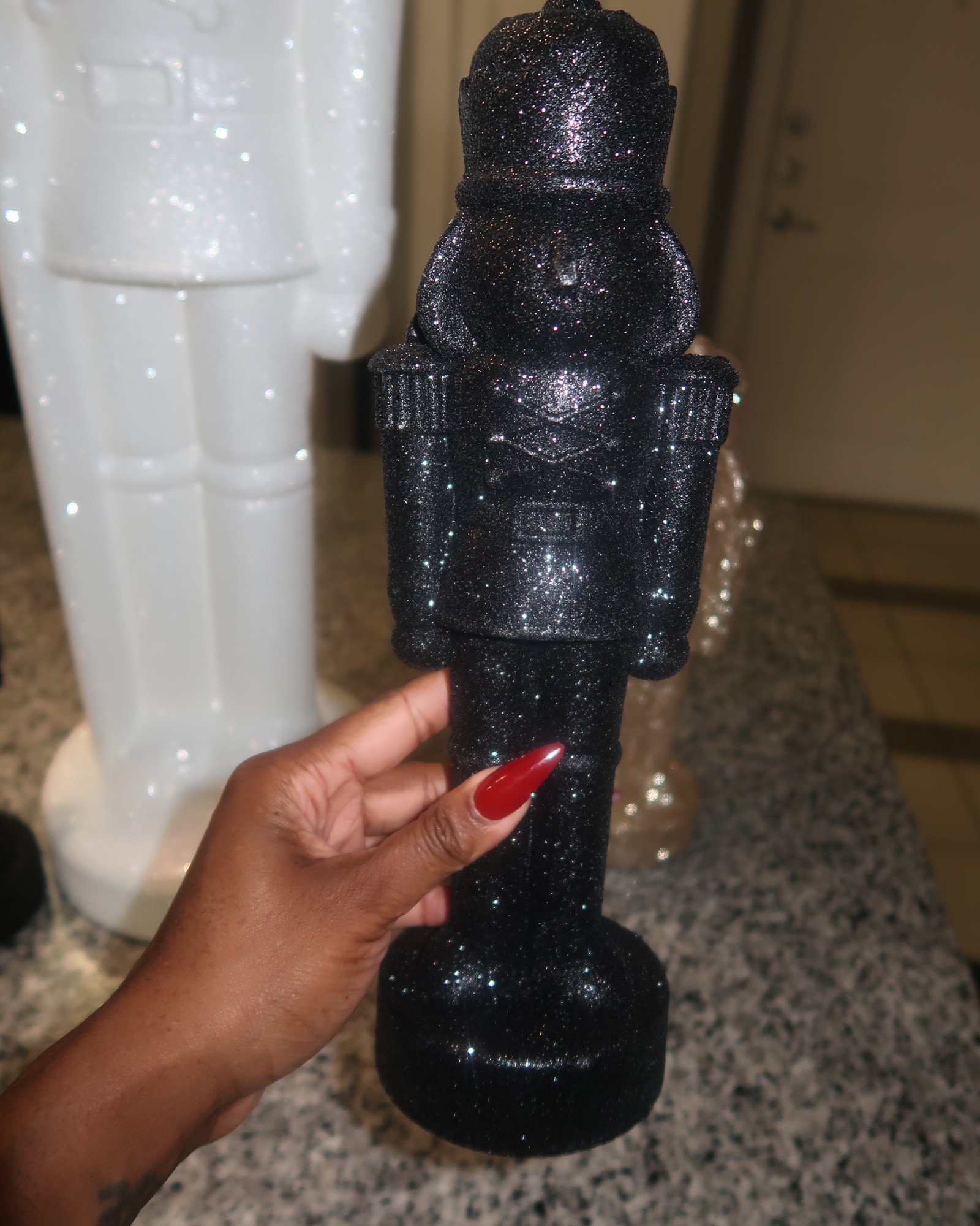 Glittered Nutcracker Christmas Decorations ❤️🎅🏾

#LTKStyleTip #LTKSeasonal #LTKHoliday