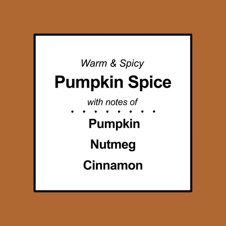 Mainstays Pumpkin Spice Scented Candle, 3-Wick Ombre Wrapped, 14 oz | Walmart (US)