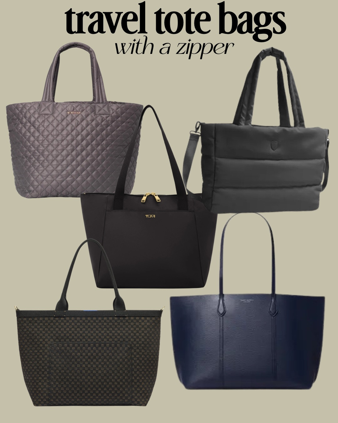 Travel tote bags with zipper

#LTKTravel #LTKgrwm #LTKdayinmylife