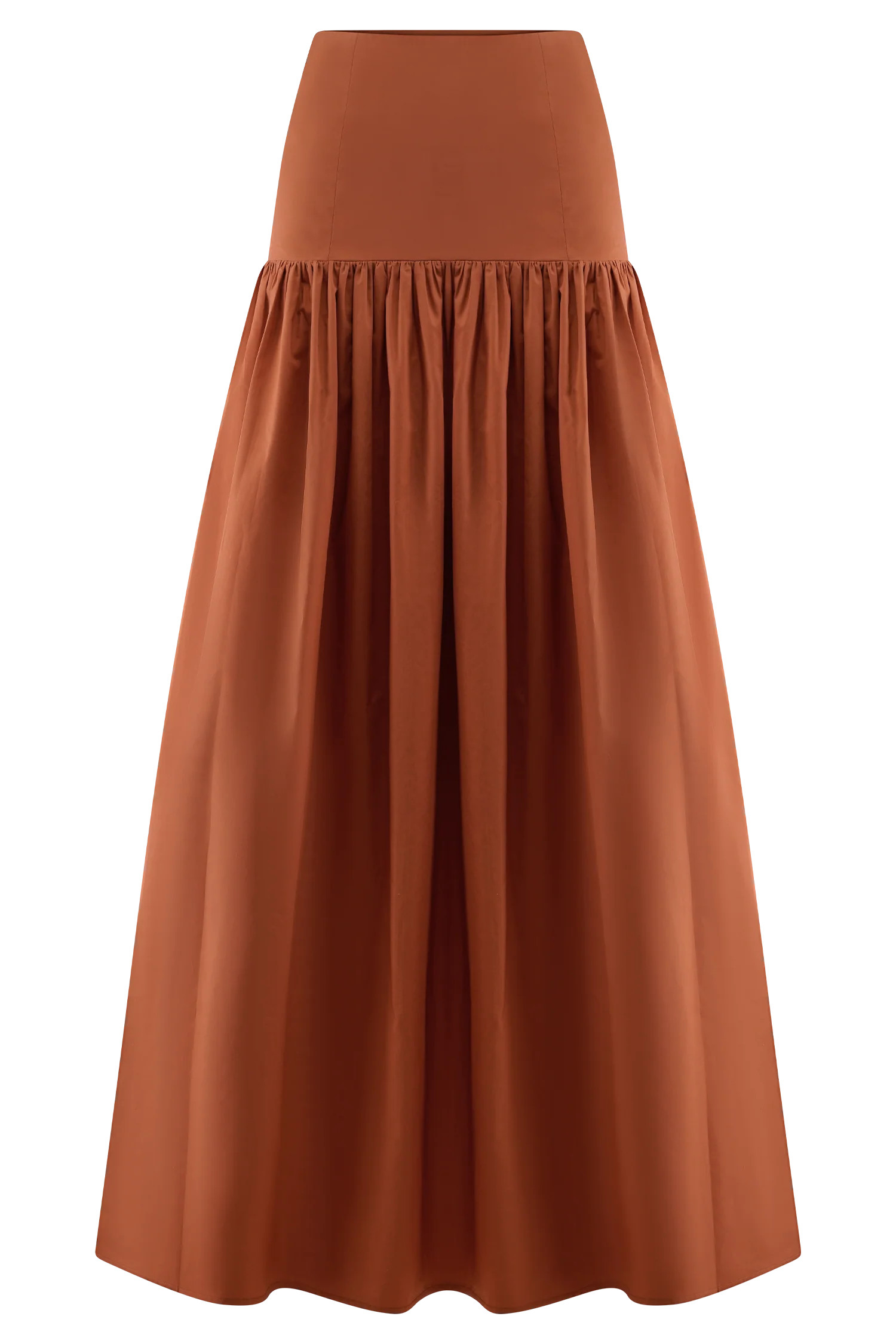 Autumn Maxi Skirt - Burnt Orange | MESHKI US