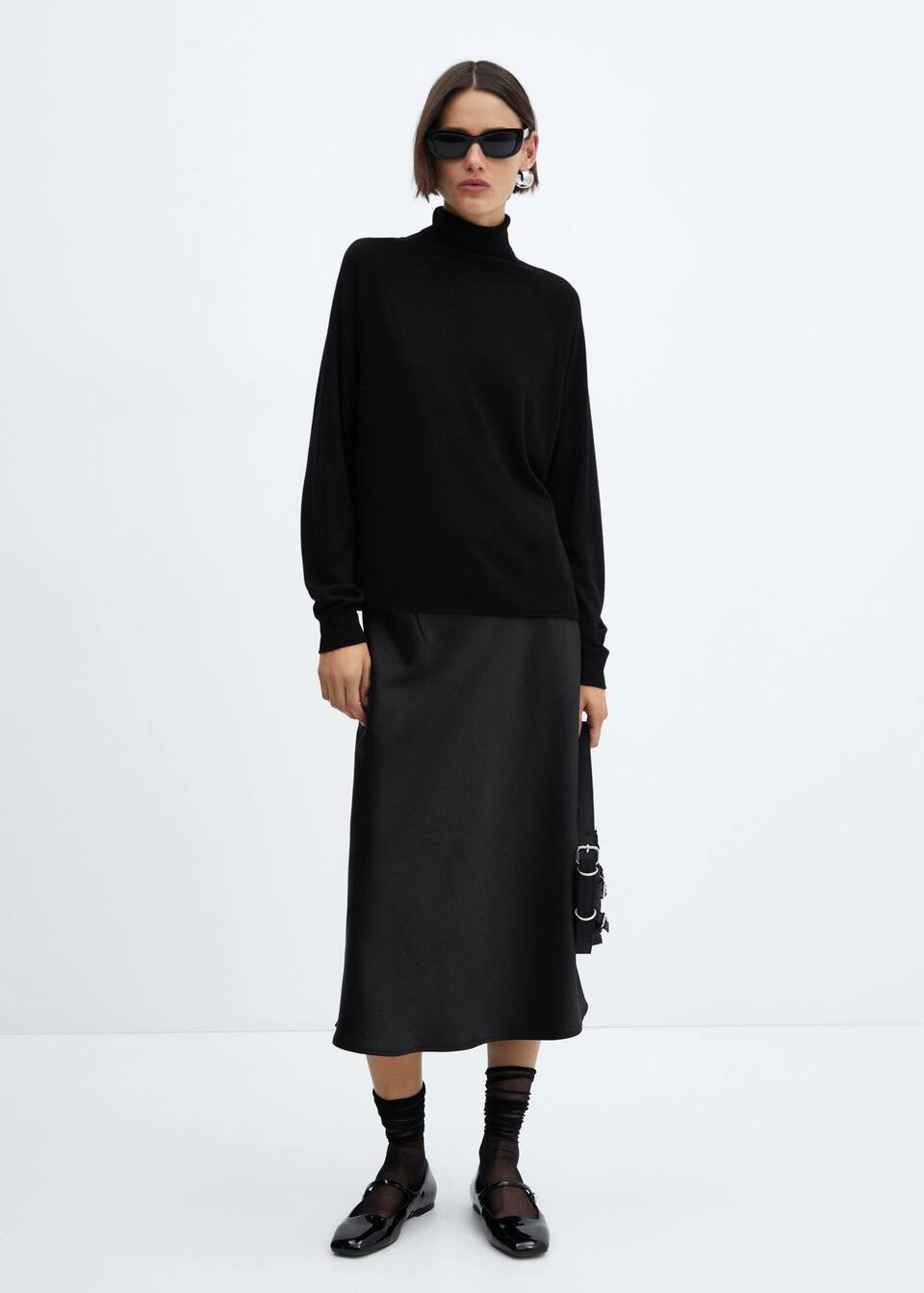 Fine-knit turtleneck sweater -  Women | Mango United Kingdom | MANGO (UK)