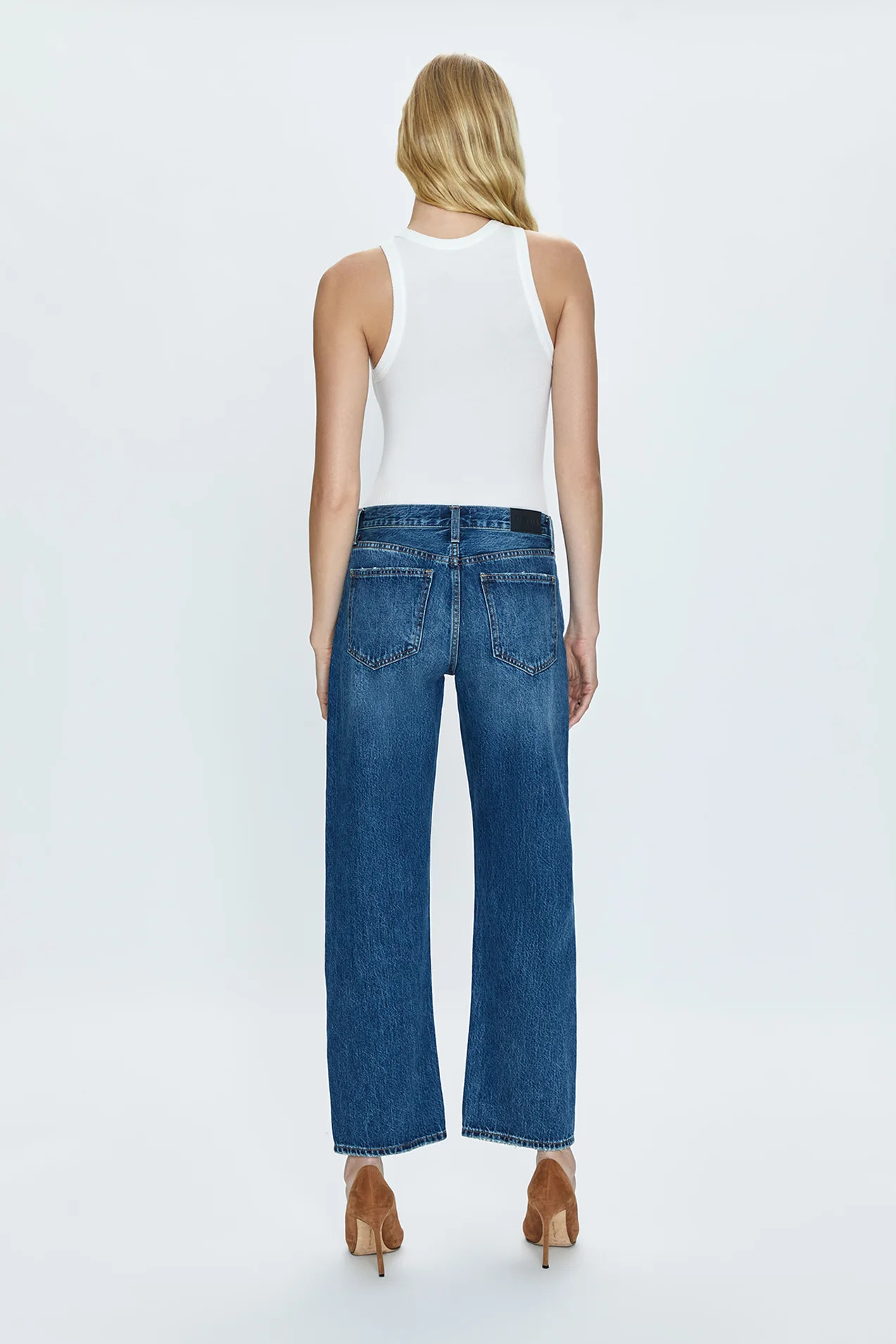 Lexi Mid Rise Bowed Straight - Artisan | Pistola Denim
