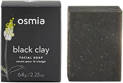 Osmia - Natural Black Clay Facial Soap Bar | Clean Beauty For Healthy Skin (2.25 oz | 64 g) | Amazon (US)