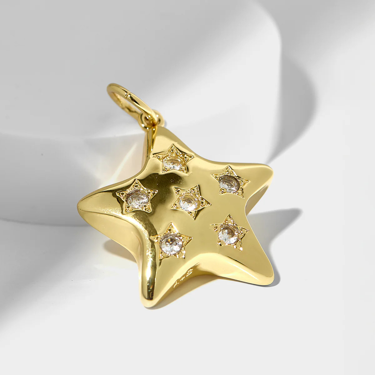 Puffy Star Locket Charm | Allie + Bess