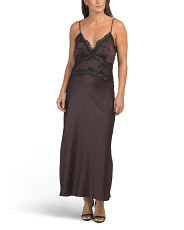 Satin Lace Maxi Dress | Clothing | Marshalls | Marshalls