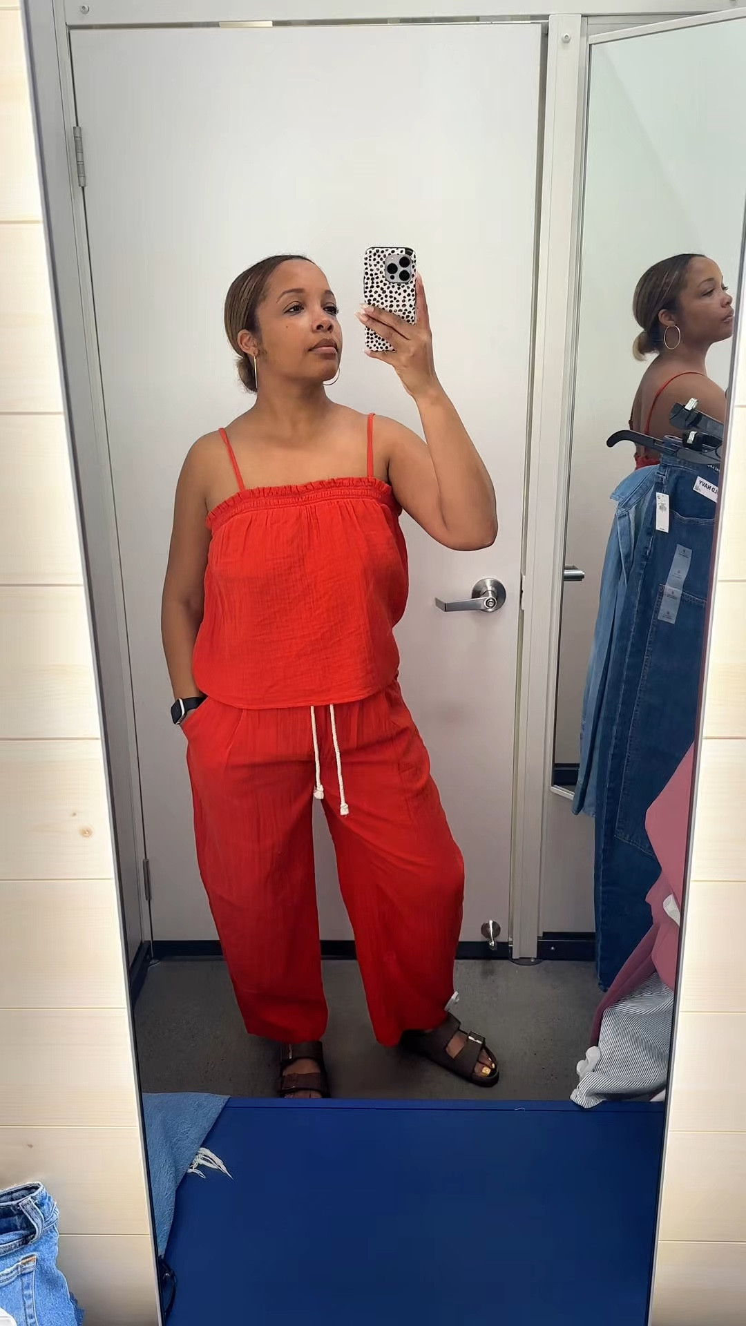 Summer is around the corner! Perfect for beach days or poolside parties! Wearing small top, medium pants, comes in multiple colors! 

#LTKootd #LTKOver40 #LTKMidsize