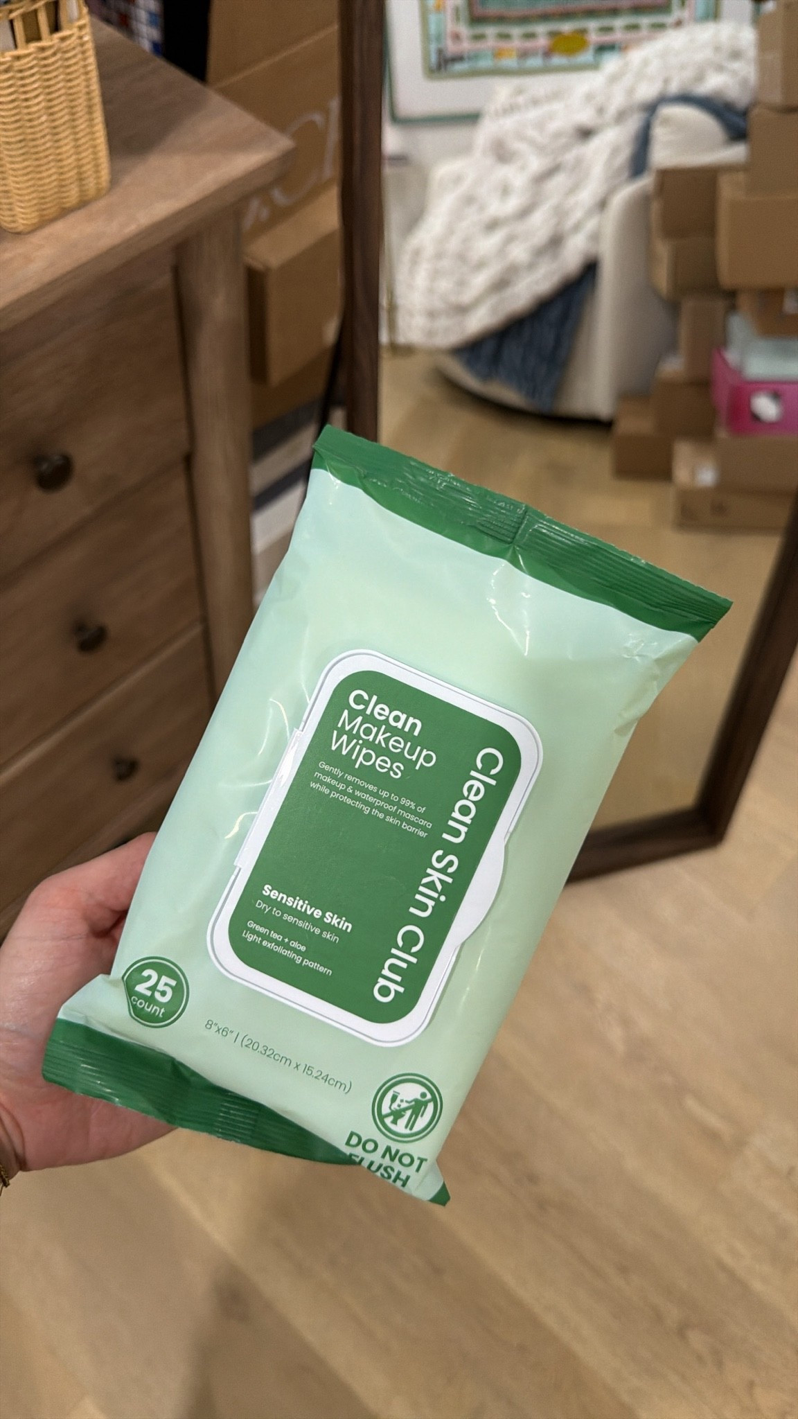 What it is: Clean Skin Club Clean Makeup Wipes Sensitive Skin 25 Count is a pack of thick, single-use makeup removing wipes designed for dry to sensitive skin. Each wipe is saturated enough to remove a full face of makeup, including waterproof mascara, while helping skin feel soft, clean, and comfortable.
Made with a gentle, light exfoliating texture, aloe, and green tea, these wipes help remove makeup, sunscreen, oil, and daily buildup without leaving skin feeling tight or stripped. They are ophthalmology tested, non-comedogenic, and in clinical testing, 100% of users experienced no irritation. @Target

#LTKgrwm #LTKselfcare #LTKBeauty