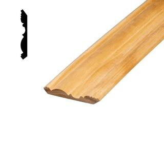 DM 455 - 5/8 in. x 4-1/2 in. Solid Wood Crown Molding | The Home Depot