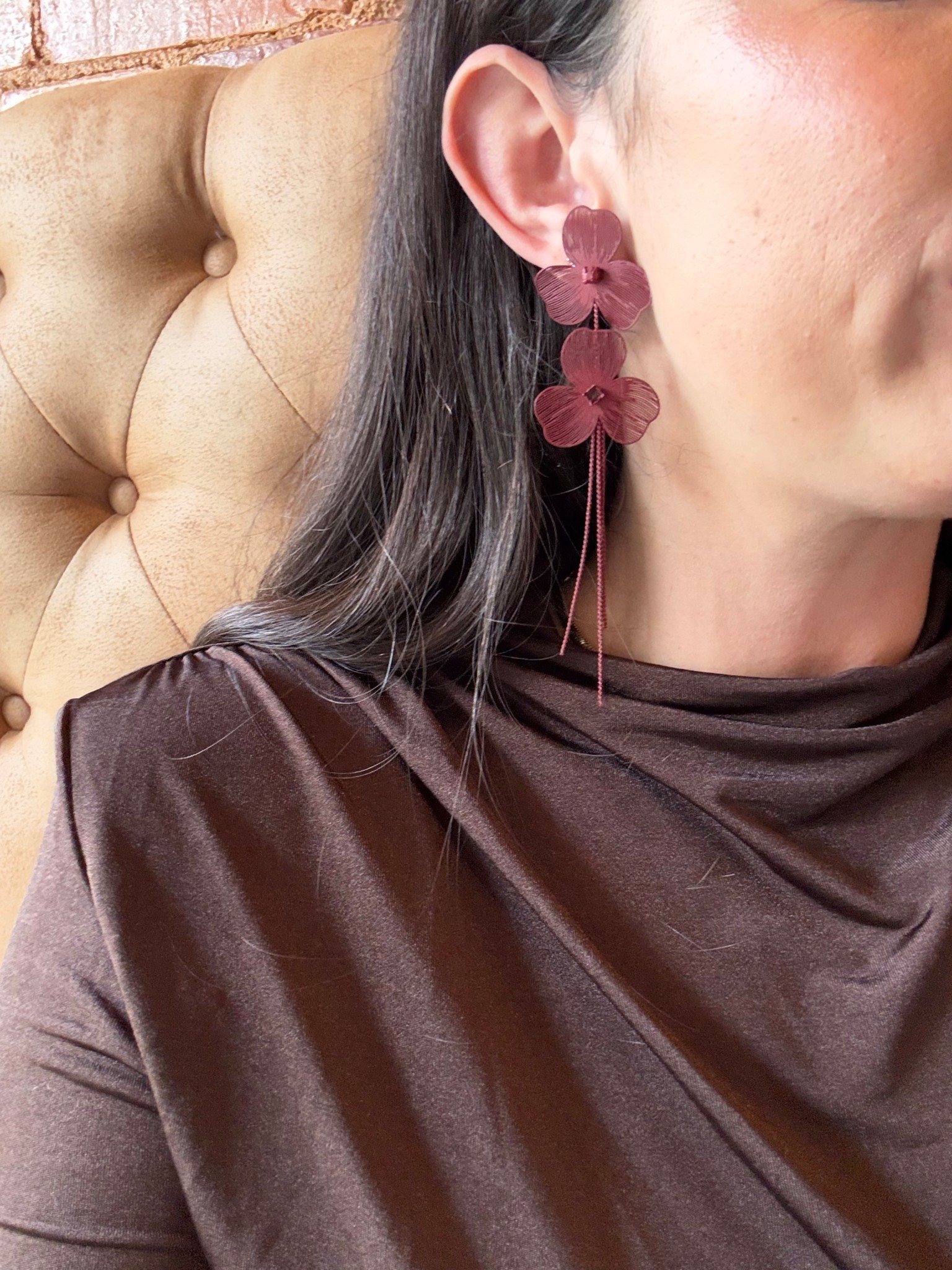 Dark cherry accents all taking over my closet. ASOS earrings that come in other colors too 

#LTKBeauty #LTKgrwm #LTKootd