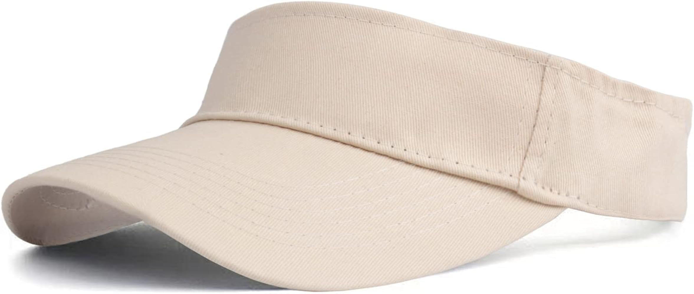 HH HOFNEN Sports Sun Visor Hats Cotton Twill Ball Adjustable Sun Caps for Men Women | Amazon (US)
