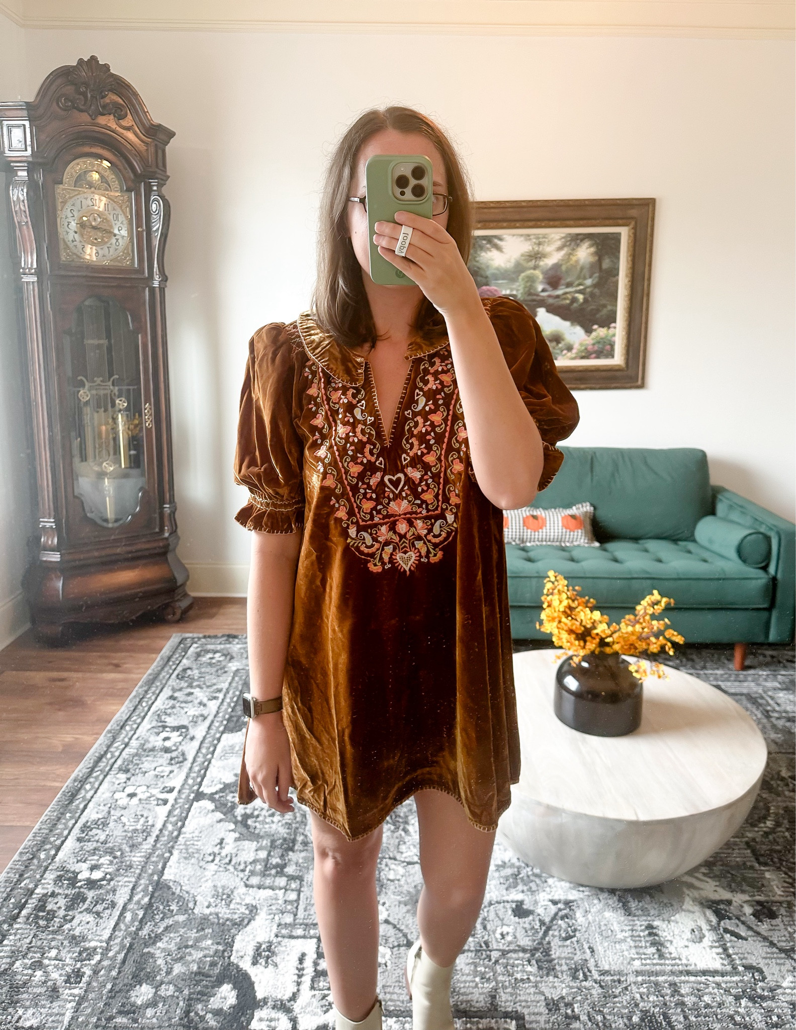 Fall dress, fall outfit

Wearing small in this gorgeous velvet dresss

Happy Fall, y’all!🍁 Thank you for shopping my picks from the latest new arrivals and sale finds. This is my favorite season to style, and I’m thrilled you are here.🍂  Happy shopping, friends! 🧡🍁🍂

Fall outfits, fall dress, fall family photos outfit, fall dresses, travel outfit, Abercrombie jeans, Madewell jeans, bodysuit, jacket, coat, booties, ballet flats, tote bag, leather handbag, fall outfit, Fall outfits, athletic dress, fall decor, Halloween, work outfit, white dress, country concert, fall trends, living room decor, primary bedroom, wedding guest dress, Walmart finds, travel, kitchen decor, home decor, business casual, patio furniture, date night, winter fashion, winter coat, furniture, Abercrombie sale, blazer, work wear, jeans, travel outfit, swimsuit, lululemon, belt bag, workout clothes, sneakers, maxi dress, sunglasses,Nashville outfits, bodysuit, midsize fashion, jumpsuit, spring outfit, coffee table, plus size, concert outfit, fall outfits, teacher outfit, boots, booties, western boots, jcrew, old navy, business casual, work wear, wedding guest, Madewell, family photos, shacket, fall dress, living room, red dress boutique, gift guide, Chelsea boots, winter outfit, snow boots, cocktail dress, leggings, sneakers, shorts, vacation, back to school, pink dress, wedding guest, fall wedding guest

#LTKMidsize #LTKSeasonal #LTKWedding