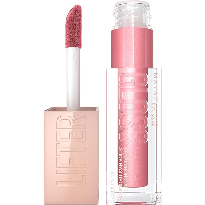 Maybelline Lifter Gloss, Hydrating Lip Gloss with Hyaluronic Acid, High Shine for Plumper Looking... | Amazon (US)