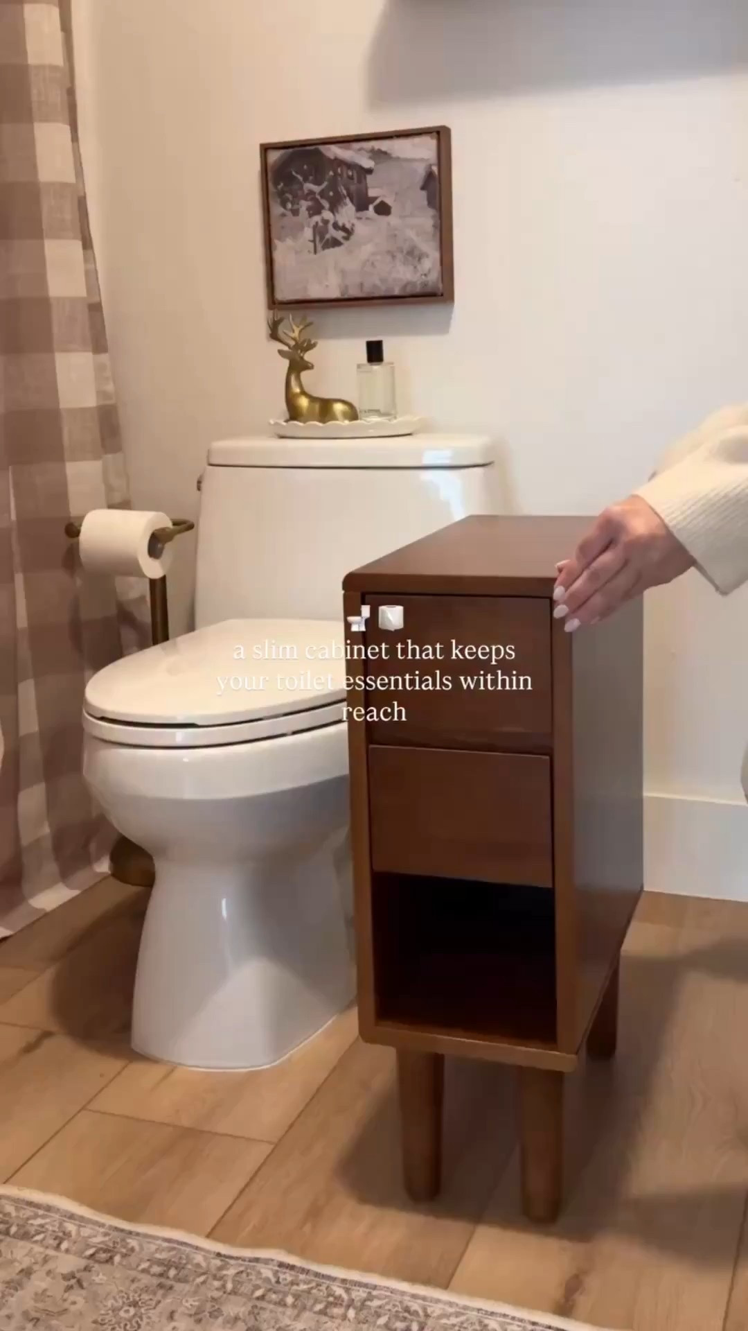 This slim storage cabinet fits right next to the toilet so you always have what you need within arm’s reach 🤍

#storagesolutions #bathroomdecor


#LTKHome