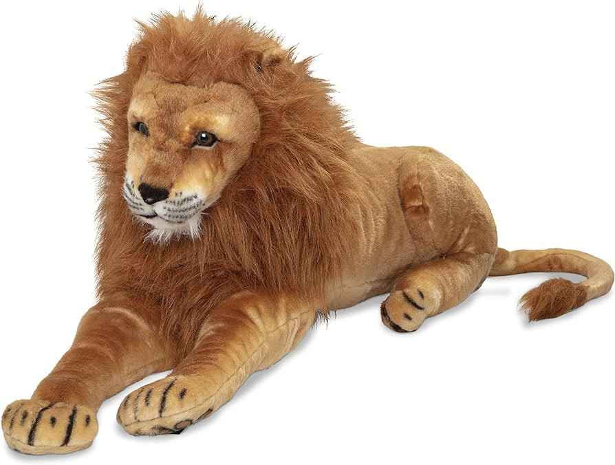 Melissa & Doug Giant Lion - Lifelike Stuffed Animal (over 6 feet long) | Amazon (US)