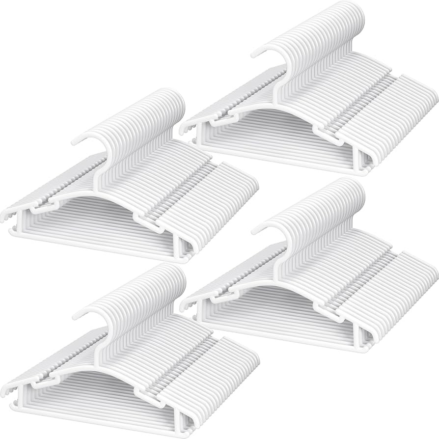 GoodtoU Baby Hangers 100Pack Kids Plastic Baby Clothes Hangers for Closet Small Children Infant T... | Amazon (US)