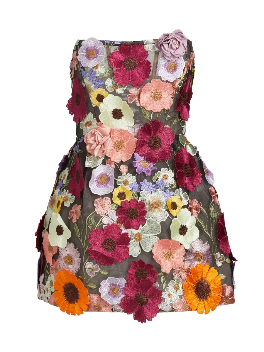Bouquet Maraya Strapless Minidress | Saks Fifth Avenue