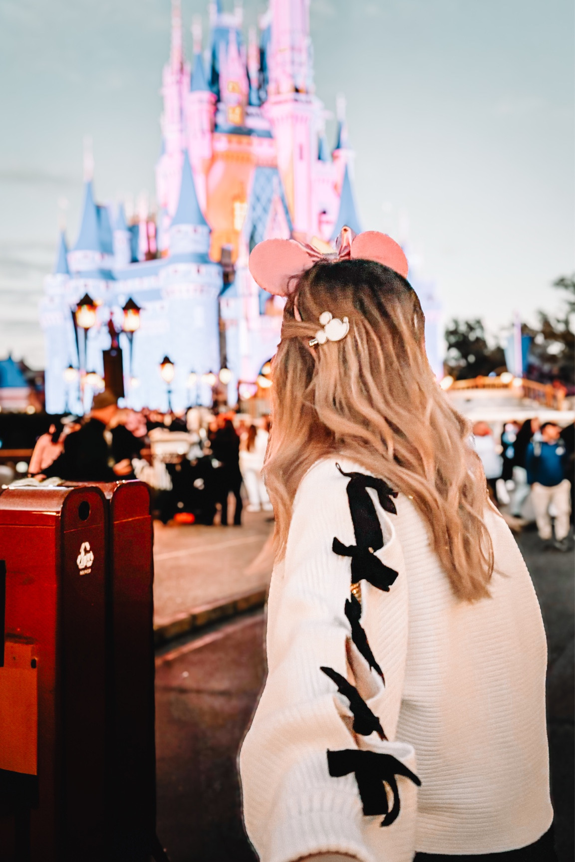 if you happen to be at disney when it is cold this sweater with bows on the sleeves was cute but also kept me warm enough at the same time! 

#LTKFindsUnder100 #LTKTravel #LTKFindsUnder50