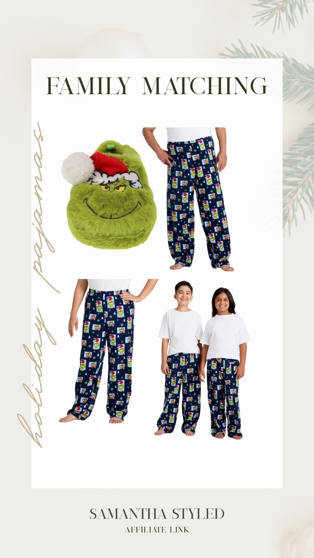 Grinch Family Matching Pajamas 

#LTKHoliday #LTKFamily #LTKSeasonal
