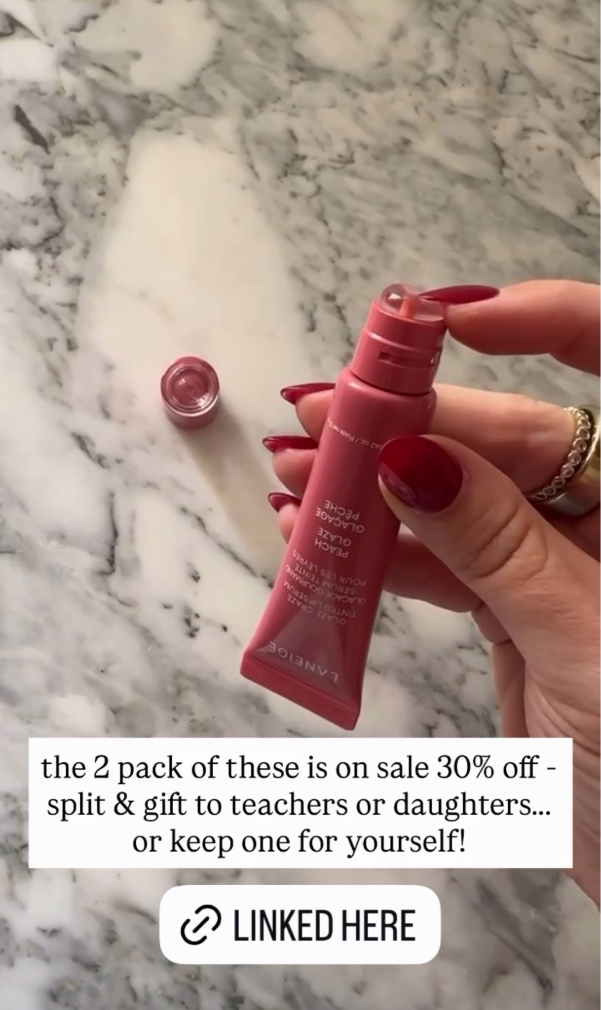 the 2 pack of these lip glosses is on sale 30% off - split & gift to teachers or daughters… or keep one for yourself!

#LTKgrwm #LTKmomlife #LTKBeauty